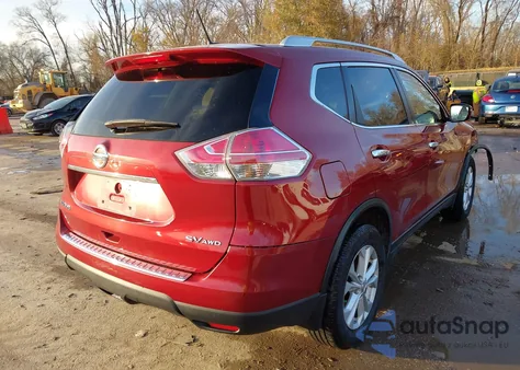 2016 Nissan Rogue Sv from USA, damaged, VIN KNMAT2MV2GP595142